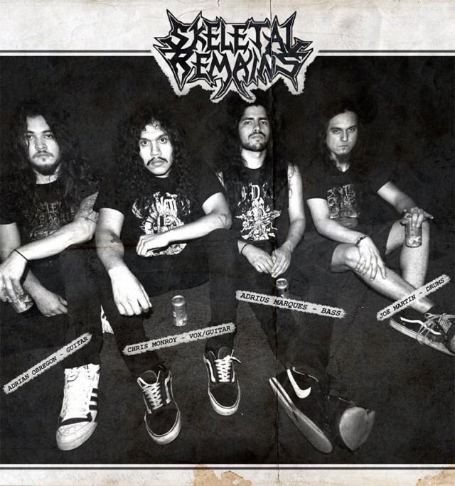 Skeletal Remains Band with Drummer 2015