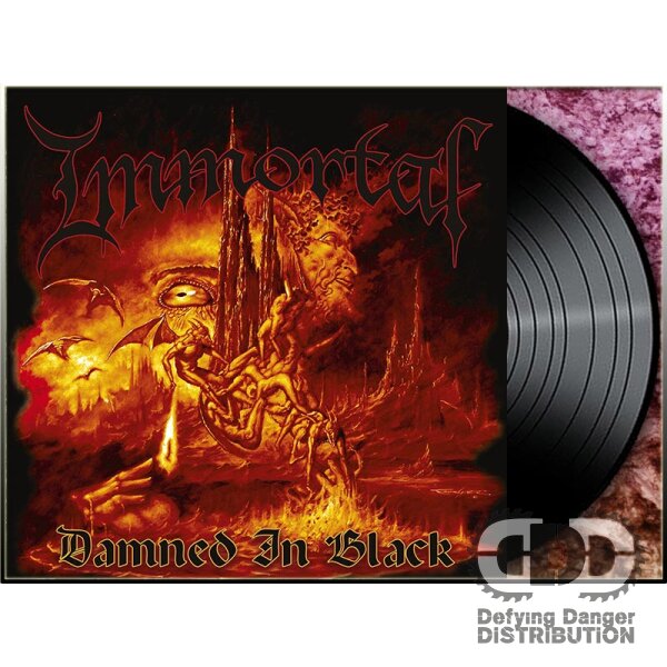 IMMORTAL - Damned In Black LP | Black Metal | Defying Danger Distribu ...